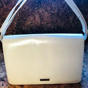 Charles Jourdan cream leather purse